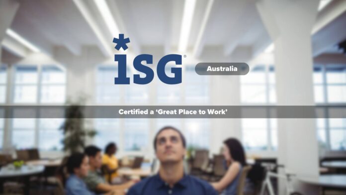 ISG Australia Certified a ‘Great Place to Work’ For Third Year in a Row