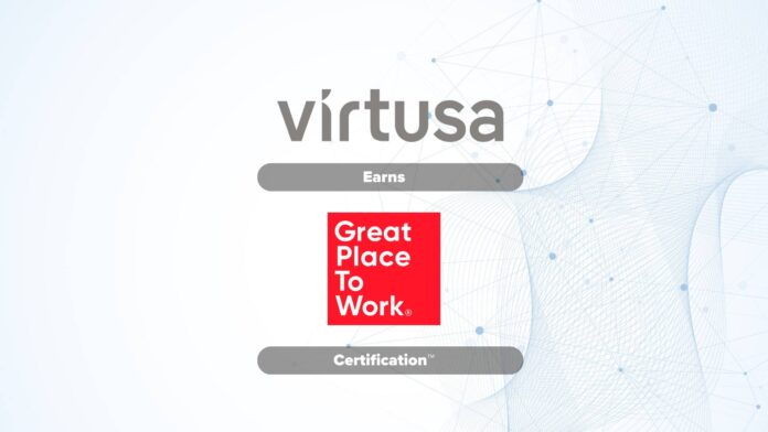 Virtusa Earns 2023 Great Place to Work Certification™ for Second Consecutive Year
