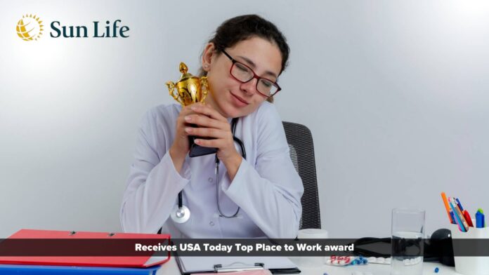 Sun Life receives USA Today Top Place to Work award for fourth consecutive year