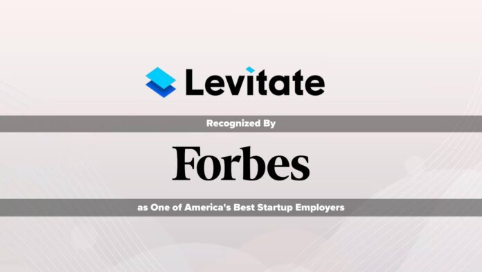 Levitate Recognized By Forbes as One of America's Best Startup Employers