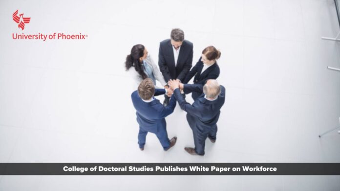 University of Phoenix College of Doctoral Studies Publishes White Paper on Workforce Trend of Career Betrayal