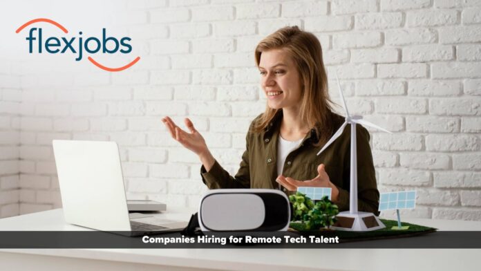 FlexJobs Shares Top 30 Companies Hiring for Remote Tech Talent in 2024