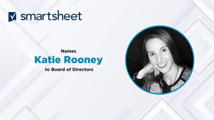 Smartsheet Names Katie Rooney to Board of Directors