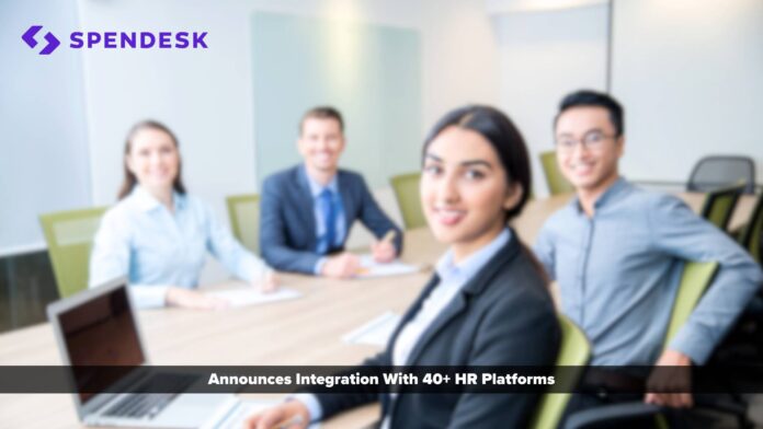 Spendesk announces integration with 40+ HR platforms to provide seamless spend and employee management