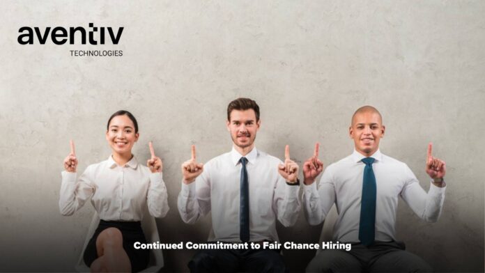 Aventiv Technologies Recognizes Second Chance Month with Continued Commitment to Fair Chance Hiring