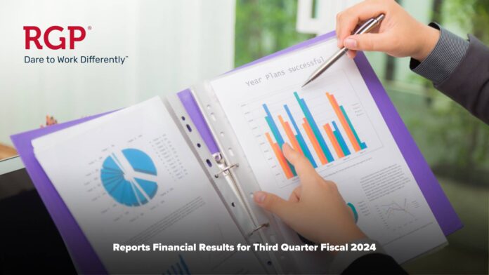 Resources Connection, Inc. Reports Financial Results for Third Quarter Fiscal 2024