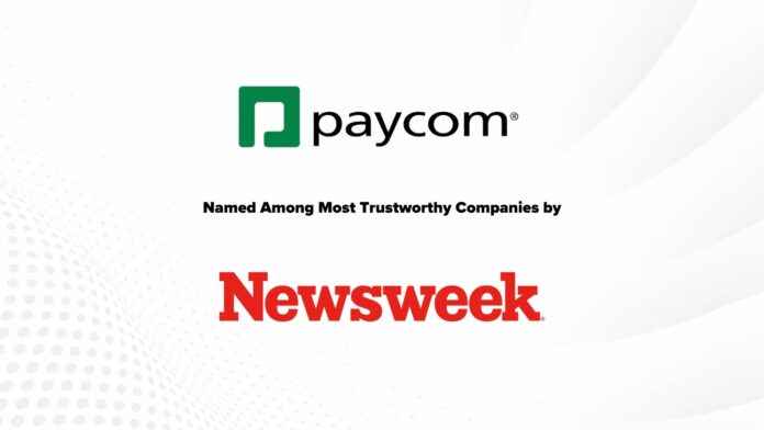 Paycom Named Among Most Trustworthy Companies in America by Newsweek