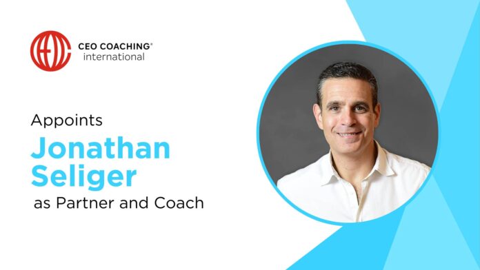 CEO Coaching International Welcomes Jonathan Seliger as New Partner and Coach
