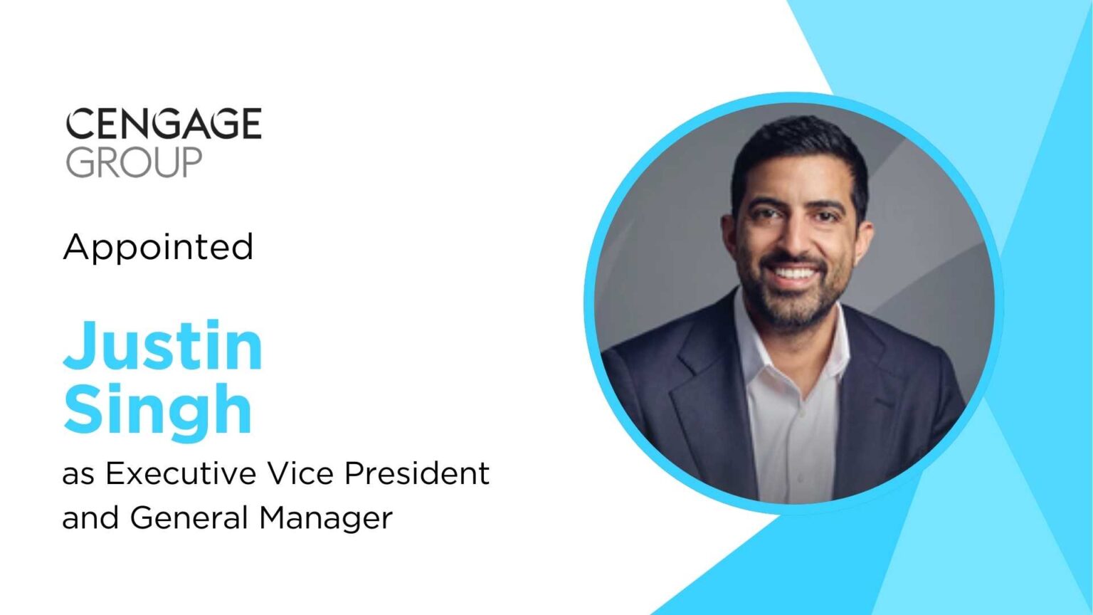 Cengage Group Appoints Justin Singh as EVP & GM of Cengage Work ...
