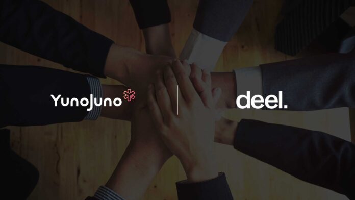 YunoJuno and Deel expand their partnership, offering enterprises a fully compliant, end-to-end global contractor hiring and payment solution.