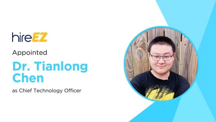 hireEZ Appoints Dr. Tianlong Chen as Chief AI Scientist to Drive Agentic AI in Recruiting