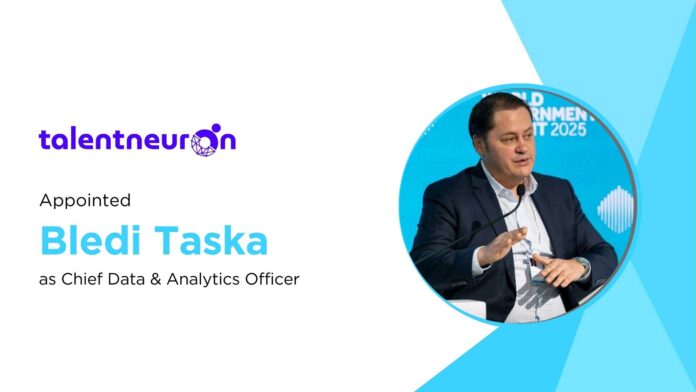 TalentNeuron Taps Bledi Taska as Chief Data & Analytics Officer to Push Workforce AI Forward