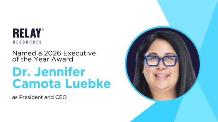 Relay Resources CEO Dr. Jennifer Camota Luebke Named 2026 Executive of the Year