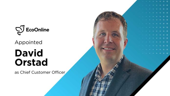 EcoOnline Names David Orstad as Chief Customer Officer